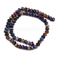 Природных тигровый глаз бисер нитей&nbsp;G-C259-A49-5x8mm