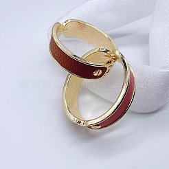 Браслеты-шарниры из сплава и искусственной кожи для женщин&nbsp;FS-WGE9289-02