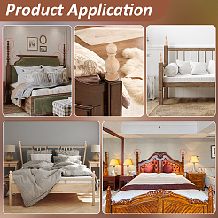 Столб из бука&nbsp;WOOD-WH0124-126A