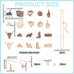 Наборы для изготовления сережек/ожерельев своими руками&nbsp;DIY-ME0001-85