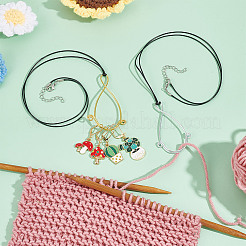 Алюминиевые ожерелья с подвесками&nbsp;NJEW-NB00003