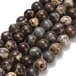 Нити бусин из натурального астроита и яшмы&nbsp;G-H329-C02-8mm