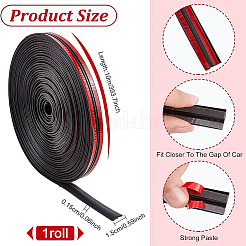 Плоская уплотнительная лента из EPDM&nbsp;AJEW-WH0285-35