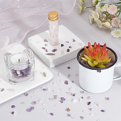 Натуральный аметист и натуральные квартовые чипсы&nbsp;G-PH0031-02