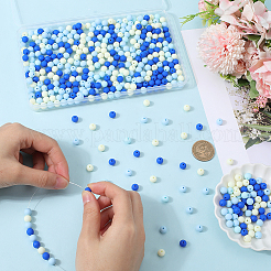 500шт прорезиненные силиконовые акриловые бусины с имитацией силикона&nbsp;OACR-SP0001-33D