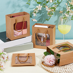 Портативные подарочные пакеты из крафт-бумаги&nbsp;ABAG-BC0001-68B