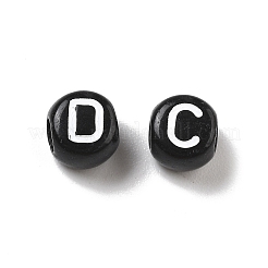 Непрозрачные акриловые бусины&nbsp;OACR-D282-01B