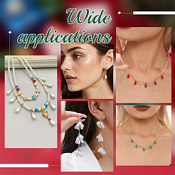 210 шт. 6 стиля пластик АБС имитация жемчуга&nbsp;MACR-AR0001-28