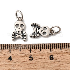 925 подвеска в виде черепа из стерлингового серебра на Хэллоуин&nbsp;STER-K188-10AS