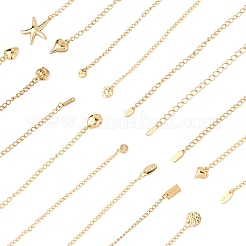 Браслеты с подвесками из нержавеющей стали 304&nbsp;BJEW-D359-06G