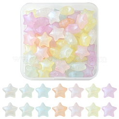 Светящиеся акриловые бусины&nbsp;OACR-FS0001-39