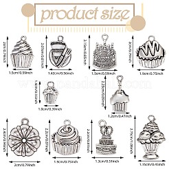 10 стили подвески из сплава в тибетском стиле&nbsp;FIND-SZ0003-64