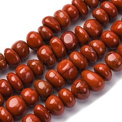 Нити натуральных бусин из красного язепера&nbsp;LS-G-RM250109-B4