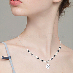 40 шт. подвески из двухцветной прозрачной/матовой акриловой эмали&nbsp;TACR-SC0002-69