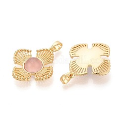 Подвески из натурального розового агата (окрашенного и подвергнутого термической обработке).&nbsp;KK-N287-07G-01