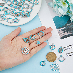 50 шт. 5 стиля сплава соединительные подвески наборы&nbsp;FIND-HY0002-45