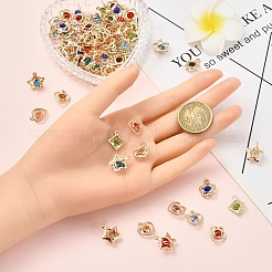 60 шт. подвески из экологически чистого железа со стразами&nbsp;IFIN-YW0003-91