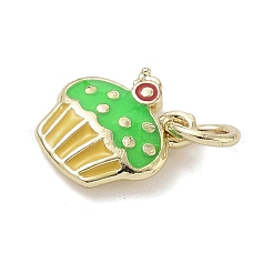 Латунь эмаль подвески&nbsp;KK-K368-17G-02