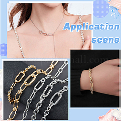 6 шт. 2-х цветные латунные застежки&nbsp;KK-WR0001-79