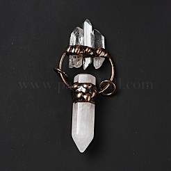 Натуральный кварцевый кристалл большие остроконечные подвески&nbsp;G-D468-18R