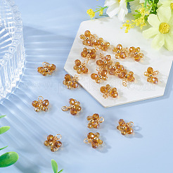 20шт стеклянные подвески&nbsp;PALLOY-TAC0217