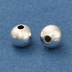 Круглых бусин латунные&nbsp;KK-A276-02B-S