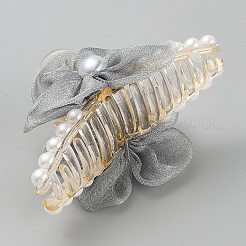 Ps пластиковые и полиэстеровые и железные заколки-коготь для волос для женщин и девочек густые волосы&nbsp;PHAR-WH0017-20C