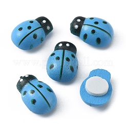 Окрашенные распылением деревянные кабошоны&nbsp;WOOD-WH0024-119B