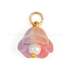 12 шт. 12-цветный прозрачный стеклянный брелок&nbsp;PALLOY-JF04459