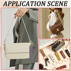 6 цвет брелок из искусственной кожи&nbsp;KEYC-SC0001-26