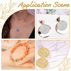 36 шт. 3-х цветные подвески из нержавеющей стали 304&nbsp;STAS-HY0001-27