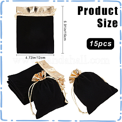 Бархат ювелирных мешки сумки&nbsp;TP-BBC0001-09C-03