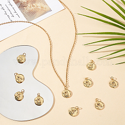 10шт латунные подвески&nbsp;KK-UN0005-62