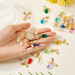 Стеклянные подвески-капли&nbsp;HJEW-TAC0054