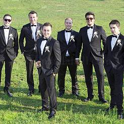 Бутоньерка из искусственного цветка из шелковой ткани&nbsp;AJEW-WH0258-295