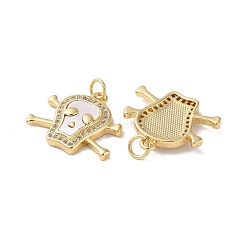 Латунные микро проложить кубического циркония подвески&nbsp;KK-B083-05G