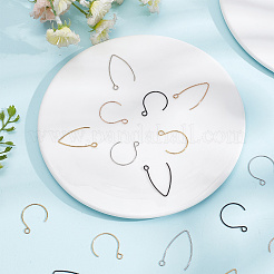 56 шт. 8 крючка для сережек из нержавеющей стали 304&nbsp;STAS-MA0001-09