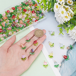 20 набор из 2 стилей подвесок-коннекторов в стиле лэмпворк ручной работы&nbsp;FIND-PH0017-40