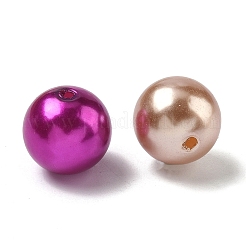 Абс пластмасса имитация жемчужина круглые бусины&nbsp;SACR-S074-14mm-M