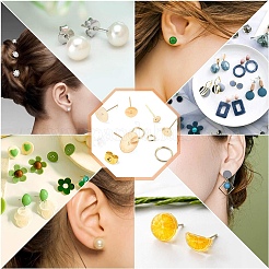 Наборы для самостоятельного изготовления железных сережек-гвоздиков&nbsp;DIY-YW0010-57