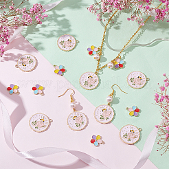 Подвески из сплава эмали 20шт 2 стиля&nbsp;ENAM-PH0002-14