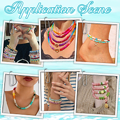 200 шт. непрозрачные стеклянные бусины для выпечки&nbsp;SEED-PA0001-01A