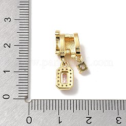 Латунные микро проложить кубического циркония подвески&nbsp;LS-KK-D383-03G-01