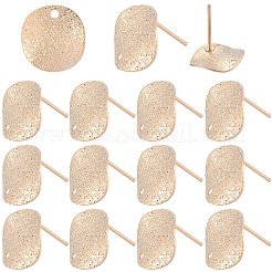 40 шт. фурнитура для сережек-гвоздиков из латуни&nbsp;KK-SC0006-87G