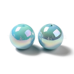 20шт УФ-покрытие Радужные переливающиеся акриловые бусины&nbsp;PACR-FP0001-06