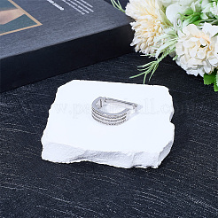 Зажимы для галстука из цинкового сплава с прозрачным кубическим цирконием&nbsp;AJEW-WH20096-01