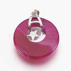 Подвесные агатовые подвески&nbsp;KK-F751-F22