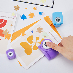 3 шт. 3 вида пластиковых мини-дыроколов для скрапбукинга и бумажных поделок&nbsp;AJEW-BC0004-11