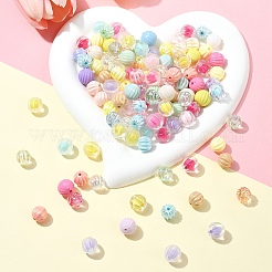 120 шт. 6 разных стиля акриловые бусины&nbsp;MACR-YW0003-21