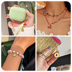 112 шт. 28 стиля фруктовых сплавов эмалевых подвесок&nbsp;FIND-TA0008-83